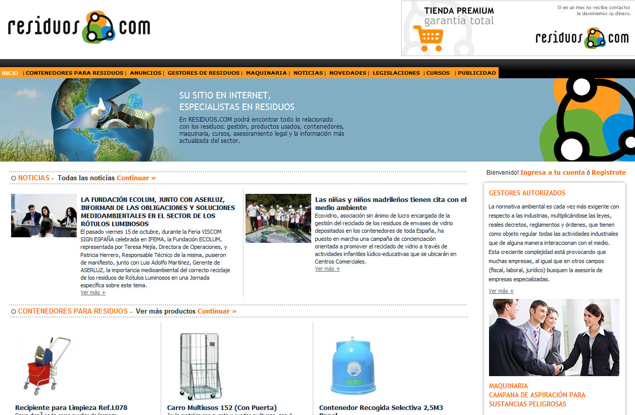 Nuevo Portal de Residuos y del Medio Ambiente